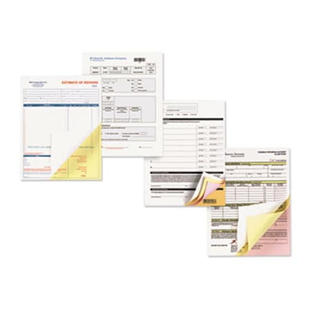 Xerox Xerox 3R12856 Carbonless Paper; 4-Part Reverse; Letter; Goldenrod-Pink-Canary-White; 1250 Sets 3R12856
